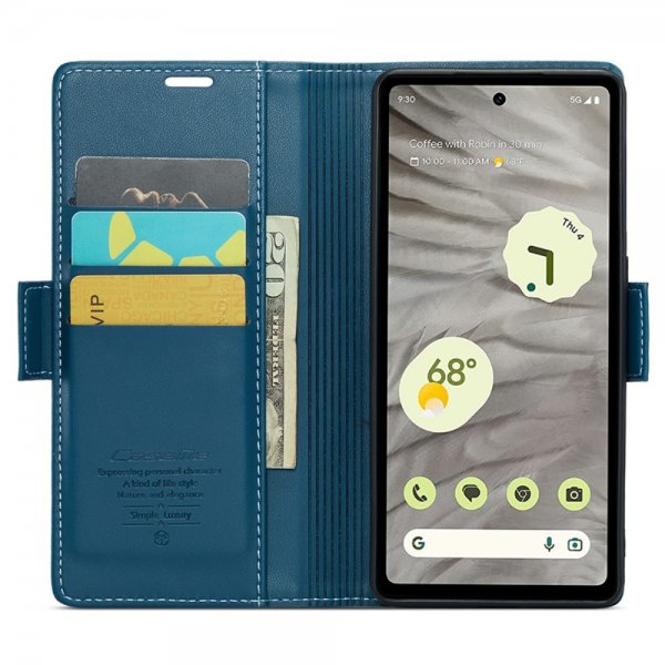 CaseMe Google Pixel 7a Etui 023 Series Blå