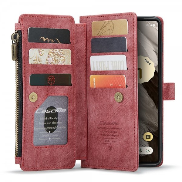 CaseMe Google Pixel 7a Etui C30 Series Rød