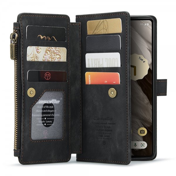 CaseMe Google Pixel 7a Etui C30 Series Svart