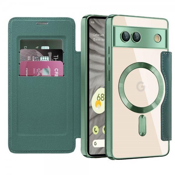 Google Pixel 7a Etui MagSafe Grønn