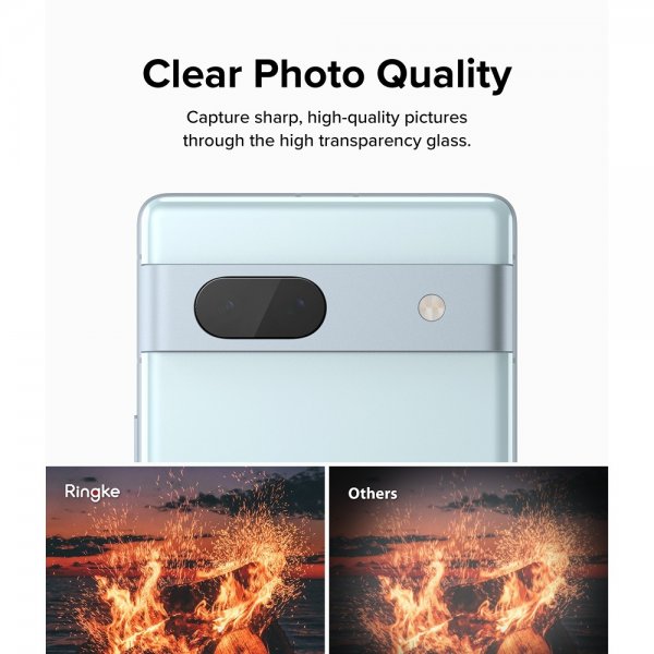 Ringke Google Pixel 7a Kamerabeskytter Camera Protector Glass 3-pack