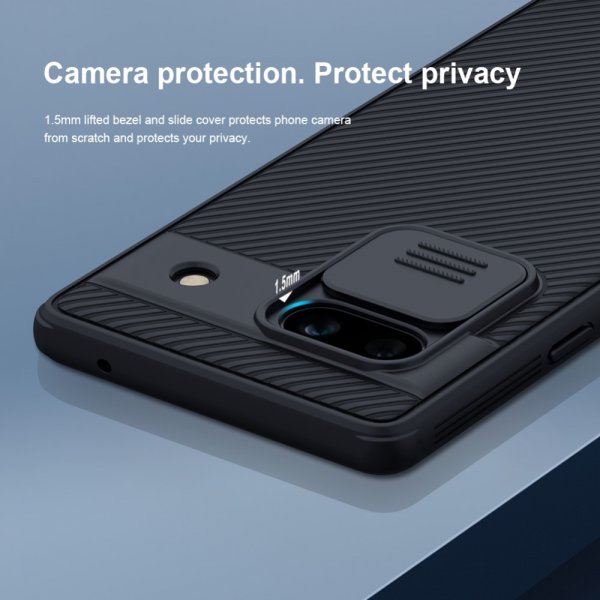 Nillkin Google Pixel 7a Deksel CamShield Pro Svart