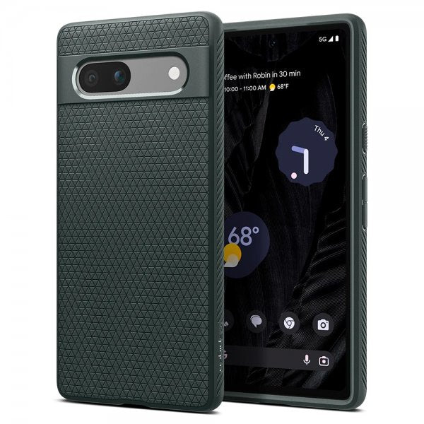 Spigen Google Pixel 7a Deksel Liquid Air Abyss Green