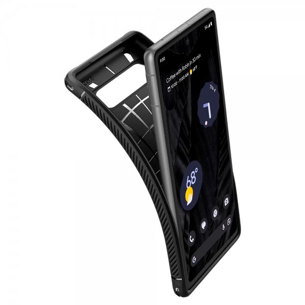 Spigen Google Pixel 7a Deksel Rugged Armor Matte Black