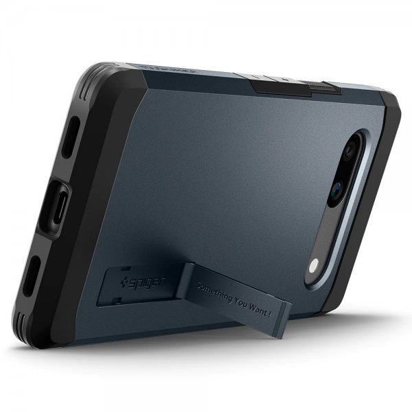 Spigen Google Pixel 7a Deksel Tough Armor Metal Slate