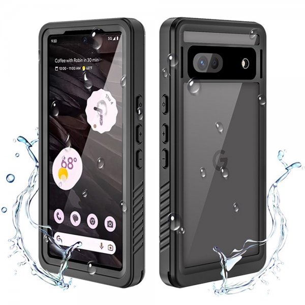 Redpepper Google Pixel 7a Deksel Vanntett IP68 Svart