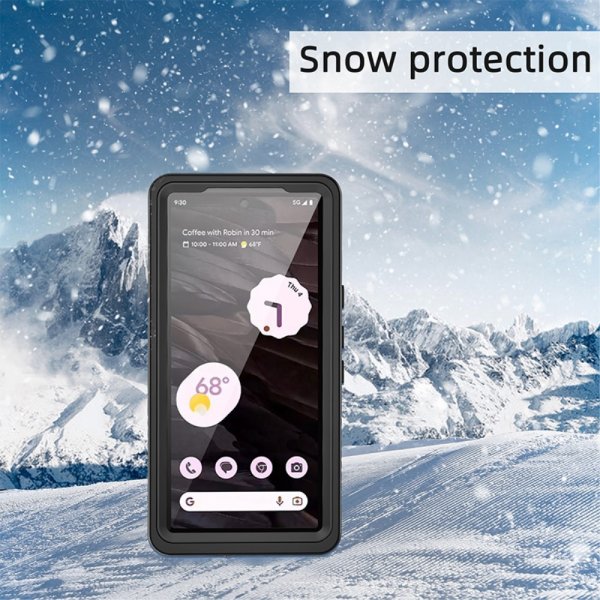 Redpepper Google Pixel 7a Deksel Vanntett IP68 Svart