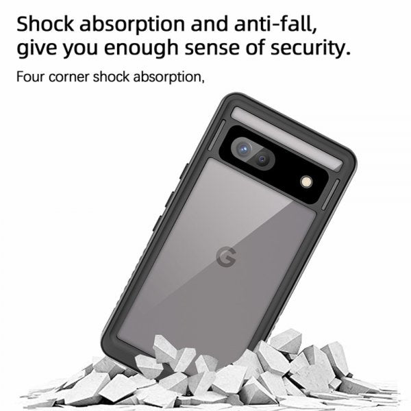 Redpepper Google Pixel 7a Deksel Vanntett IP68 Svart