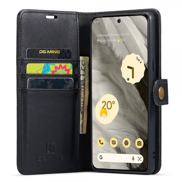 Dg.Ming Google Pixel 8 Etui Avtagbart Deksel Svart