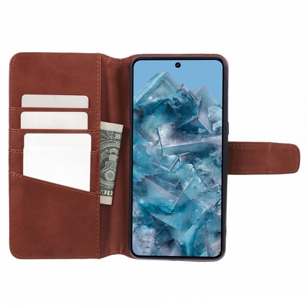 Nordic Covers Google Pixel 8 Pro Etui Essential Leather Maple Brown