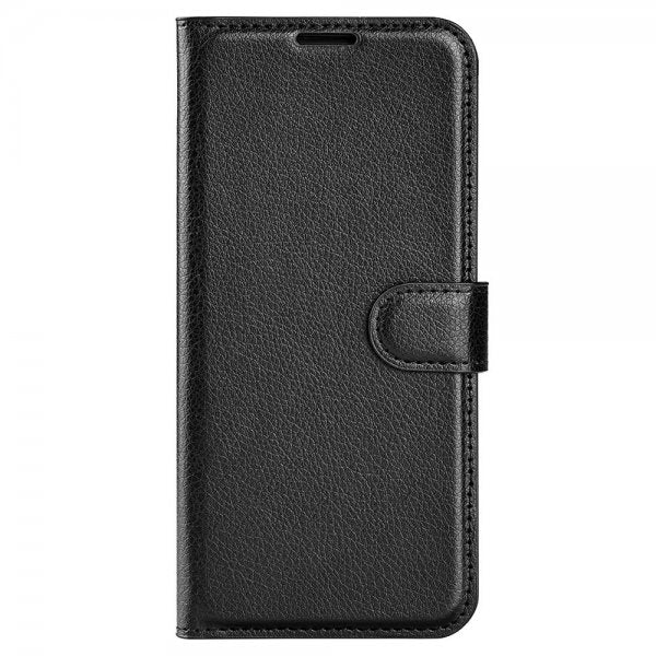 Google Pixel 8 Pro Etui Litchi Svart
