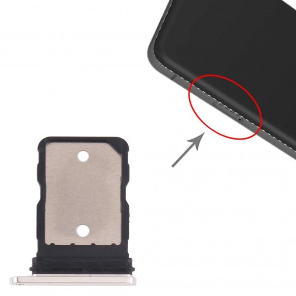 Google Pixel 8 Pro SIM-kortholder - Hvit