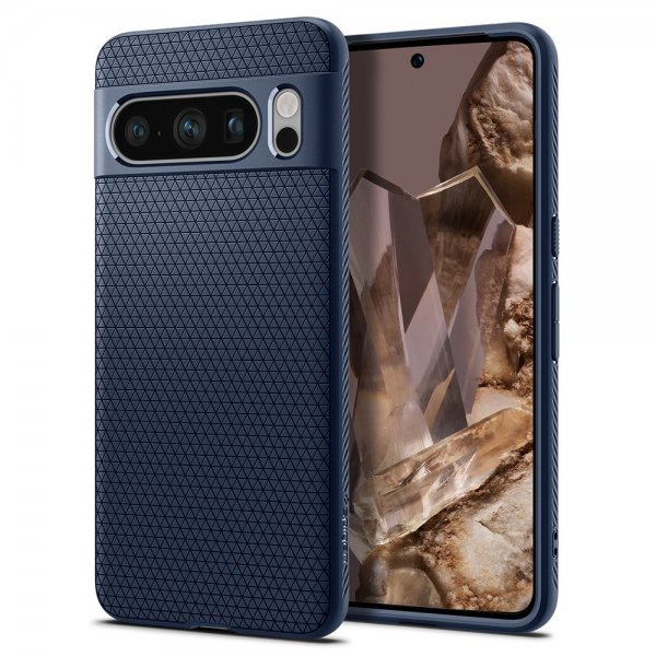 Spigen Google Pixel 8 Pro Deksel Liquid Air Navy Blue