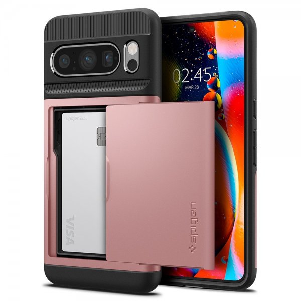 Spigen Google Pixel 8 Pro Deksel Slim Armor CS Rose Gold