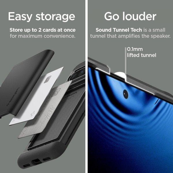 Spigen Google Pixel 8 Pro Deksel Slim Armor CS Svart