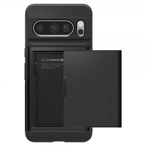 Spigen Google Pixel 8 Pro Deksel Slim Armor CS Svart