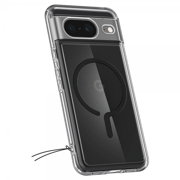 Spigen Google Pixel 8 Deksel Ultra Hybrid OneTap Ring MagFit Svart