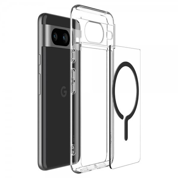 Spigen Google Pixel 8 Deksel Ultra Hybrid OneTap Ring MagFit Svart