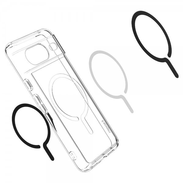 Spigen Google Pixel 8 Deksel Ultra Hybrid OneTap Ring MagFit Svart