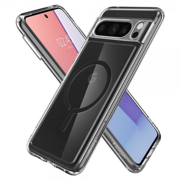 Spigen Google Pixel 8 Pro Deksel Ultra Hybrid OneTap Ring MagFit Svart