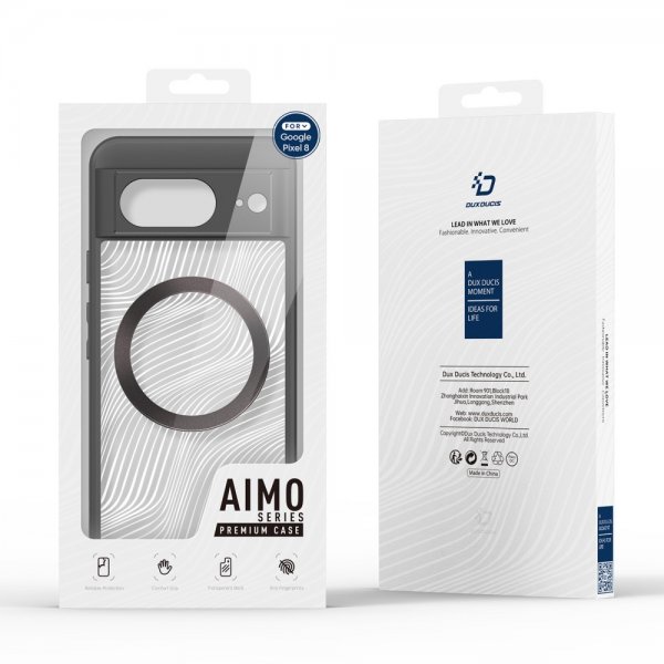 Dux Ducis Google Pixel 8 Deksel Aimo Series MagSafe Svart