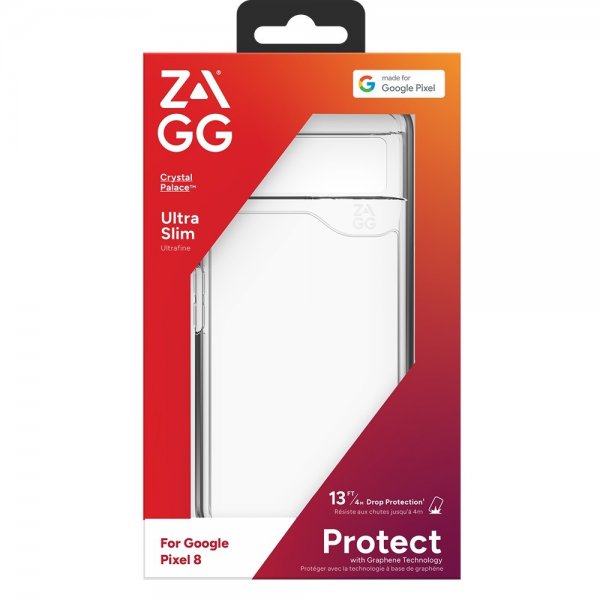 Zagg Google Pixel 8 Deksel Crystal Palace Transparent