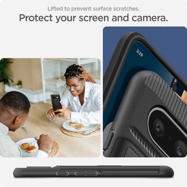 Spigen Google Pixel 8 Deksel Slim Armor CS Svart