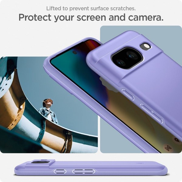 Spigen Google Pixel 8 Deksel Thin Fit Awesome Violet