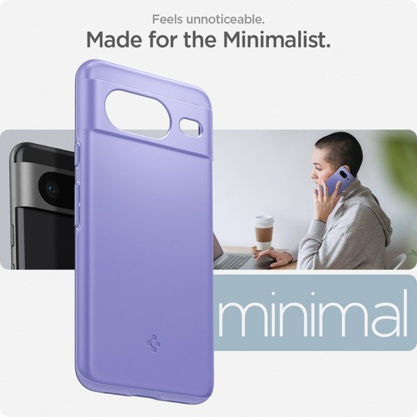 Spigen Google Pixel 8 Deksel Thin Fit Awesome Violet