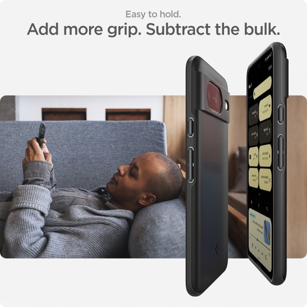 Spigen Google Pixel 8 Deksel Thin Fit Svart