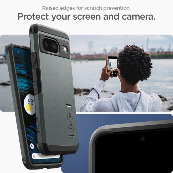 Spigen Google Pixel 8 Deksel Tough Armor Abyss Green