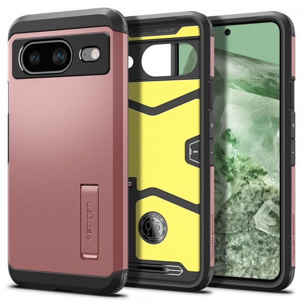 Spigen Google Pixel 8 Deksel Tough Armor Rose Gold