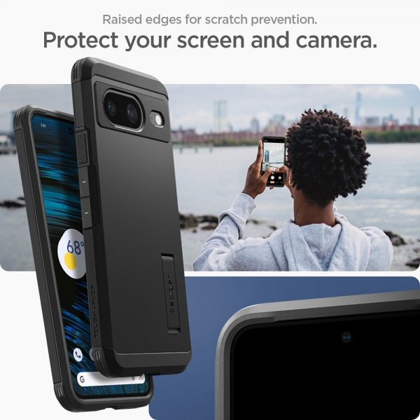 Spigen Google Pixel 8 Deksel Tough Armor Svart