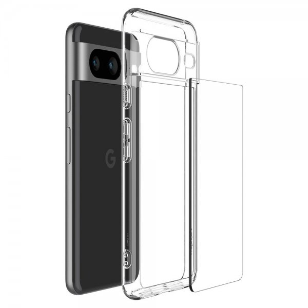 Spigen Google Pixel 8 Deksel Ultra Hybrid Crystal Clear