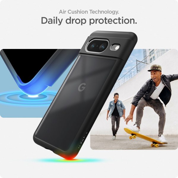 Spigen Google Pixel 8 Deksel Ultra Hybrid Matte Black
