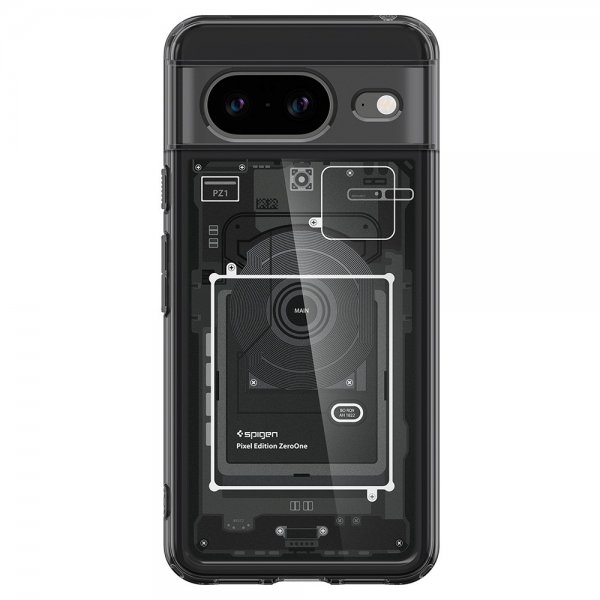 Spigen Google Pixel 8 Deksel Ultra Hybrid Zero One Svart