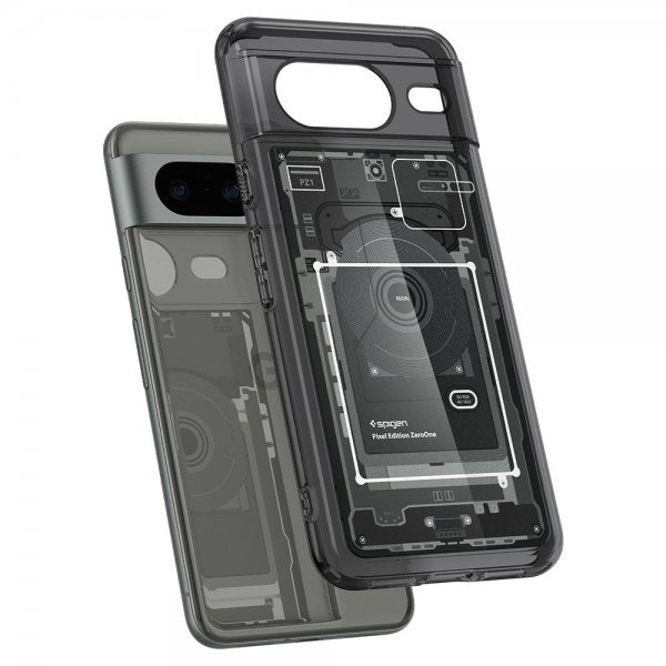 Spigen Google Pixel 8 Deksel Ultra Hybrid Zero One Svart