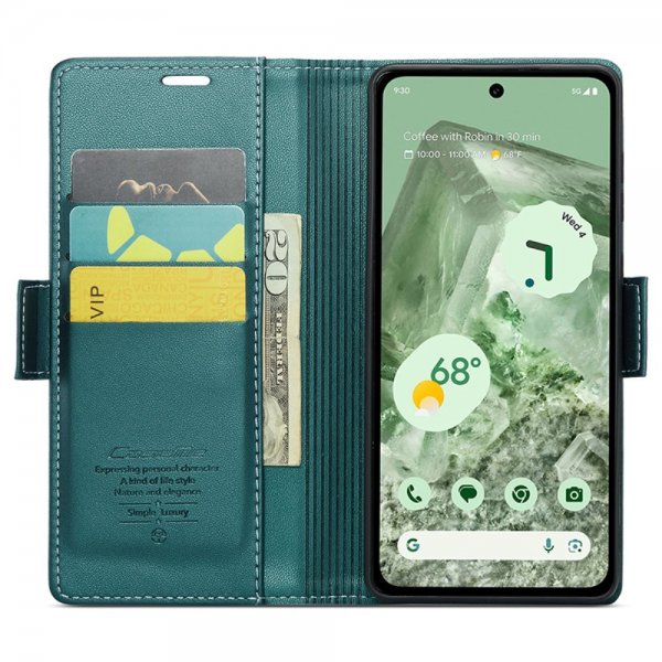 CaseMe Google Pixel 8a Etui 023 Series Grønn