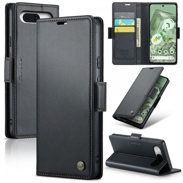 CaseMe Google Pixel 8a Etui 023 Series Svart