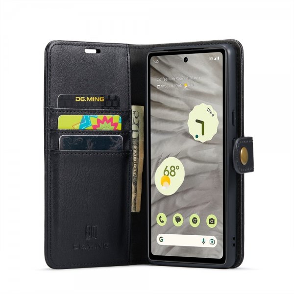 Dg.Ming Google Pixel 8a Etui Avtagbart Deksel Svart