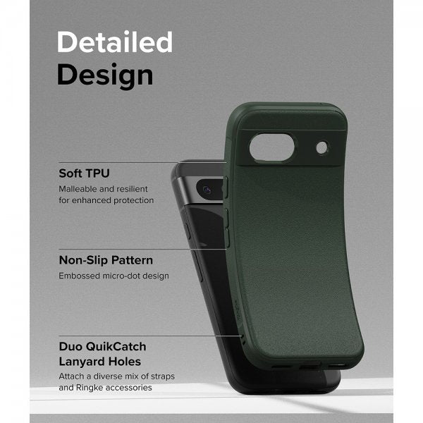Ringke Google Pixel 8a Deksel Onyx Mørkegrønn