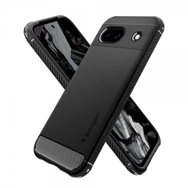 Spigen Google Pixel 8a Deksel Rugged Armor Matte Black