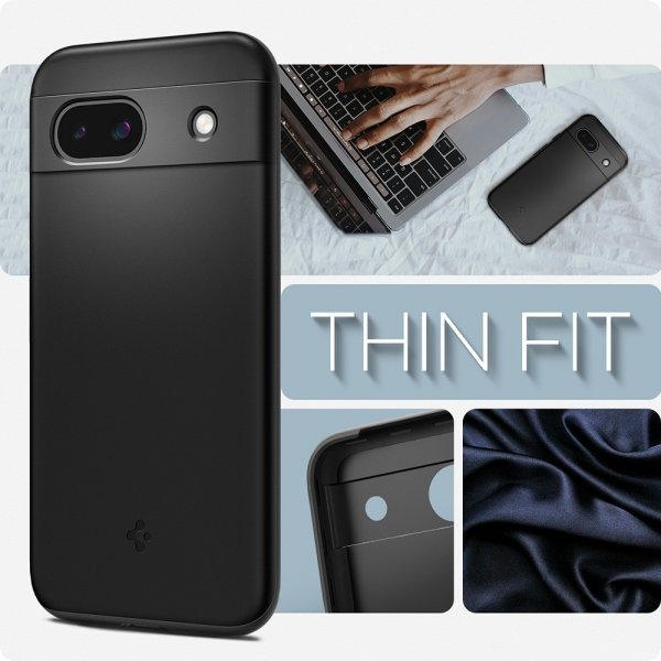 Spigen Google Pixel 8a Deksel Thin Fit Svart
