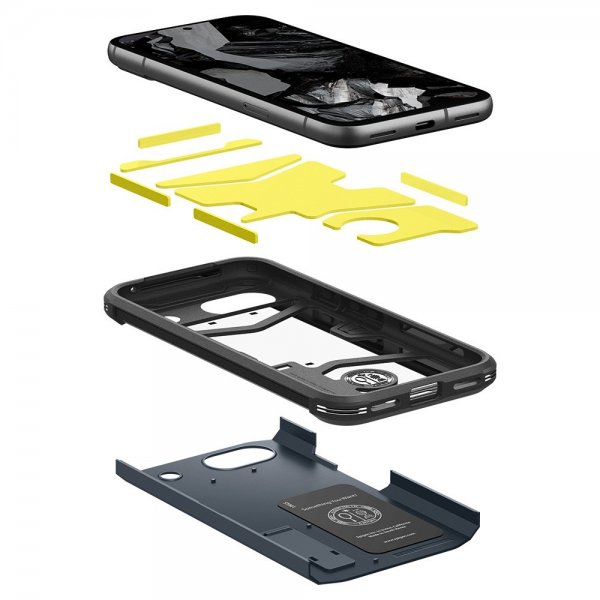 Spigen Google Pixel 8a Deksel Tough Armor Metal Slate