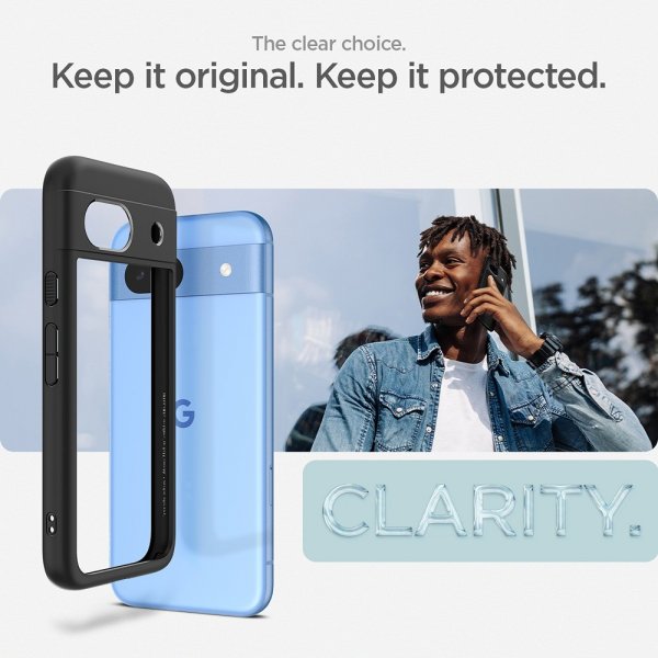 Spigen Google Pixel 8a Deksel Ultra Hybrid Matte Black