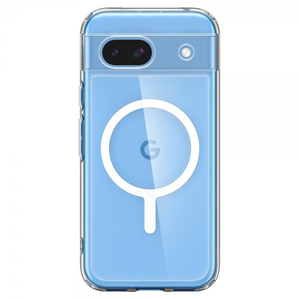 Spigen Google Pixel 8a Deksel Ultra Hybrid Metal Ring MagFit Hvit