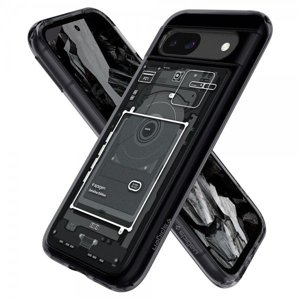Spigen Google Pixel 8a Deksel Ultra Hybrid Zero One Svart