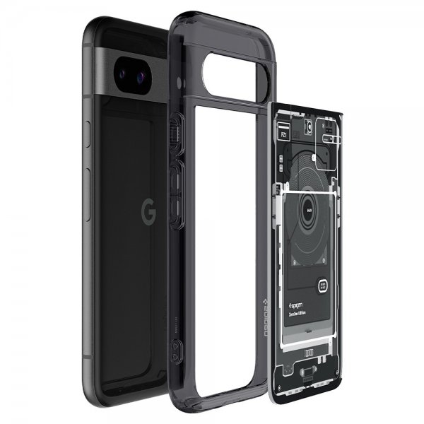 Spigen Google Pixel 8a Deksel Ultra Hybrid Zero One Svart