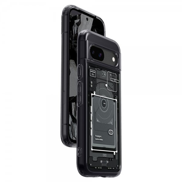 Spigen Google Pixel 8a Deksel Ultra Hybrid Zero One Svart