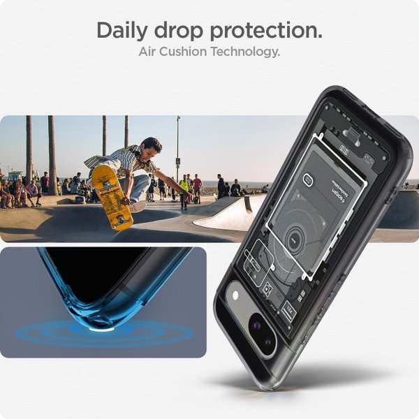 Spigen Google Pixel 8a Deksel Ultra Hybrid Zero One Svart